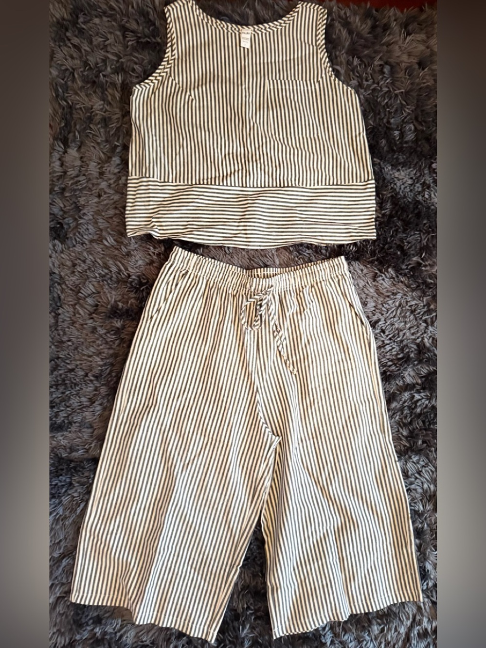Striped Two-Piece Set